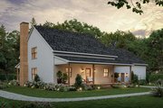 Farmhouse Style House Plan - 3 Beds 2.5 Baths 2000 Sq/Ft Plan #1117-39 Exterior 