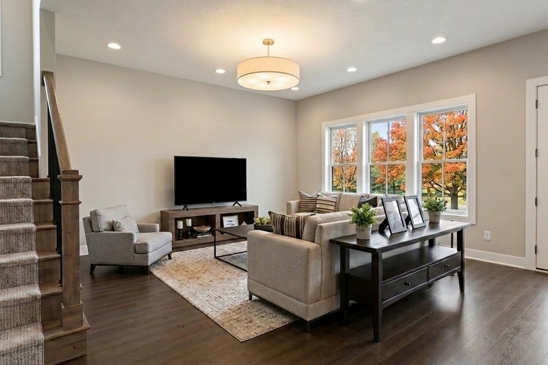 House Plan Design - Interior - Family Room for Craftsman House Plan #51-1537 - 3 bed, 2.5 bath