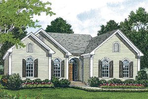 Exterior - Other Elevation for Traditional House Plan #453-41 - 3 bed, 2 bath