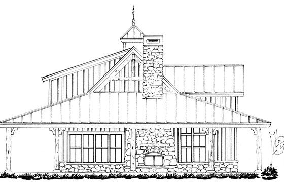 Exterior - Other Elevation for Barndominium House Plan #942-61 - 3 bed, 2.5 bath
