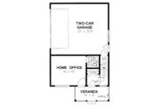 Craftsman Style House Plan - 2 Beds 1.5 Baths 1128 Sq/Ft Plan #18-320 