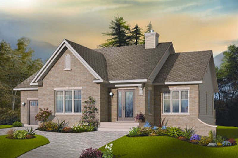 Home Plan - Traditional Exterior - Front Elevation Plan #23-792