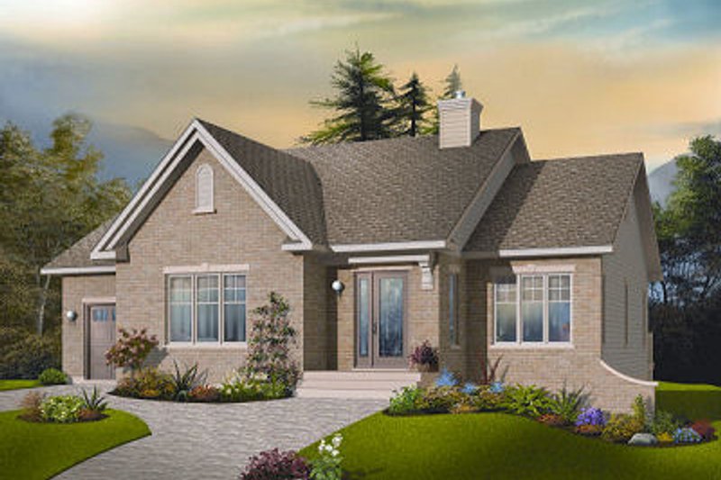 House Design - Traditional Exterior - Front Elevation Plan #23-792