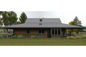 Exterior - Other Elevation for Country House Plan #452-1 - 3 bed, 2 bath