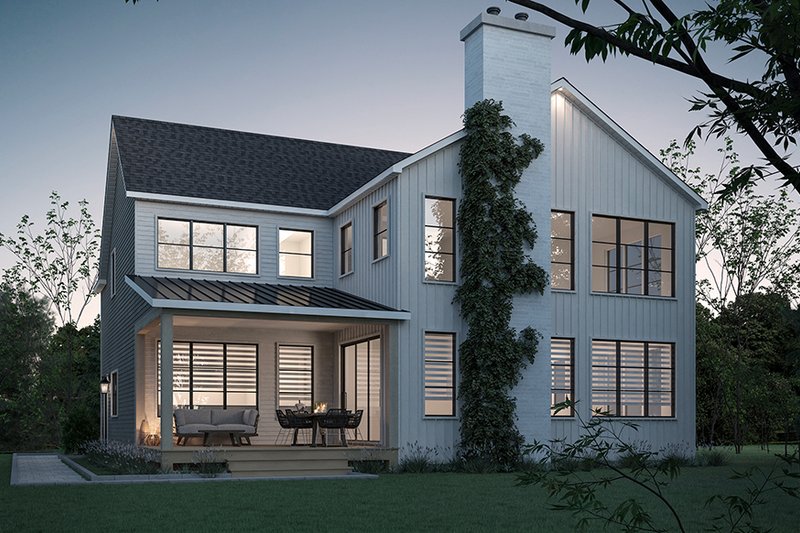 Farmhouse Style House Plan - 3 Beds 1.5 Baths 2219 Sq/Ft Plan #23-2776