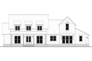 Exterior - Front Elevation 4 for Farmhouse House Plan #430-251 - 4 bed, 3.5 bath