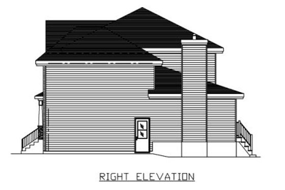 Exterior - Other Elevation 1 for European House Plan #138-269 - 3 bed, 1.5 bath