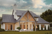 European Style House Plan - 4 Beds 2.5 Baths 3402 Sq/Ft Plan #1114-1 