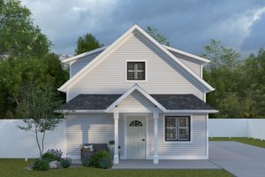 Craftsman Exterior - Front Elevation Plan #1060-286