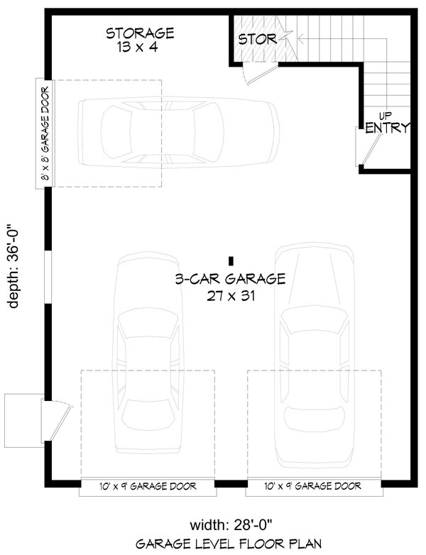 House Blueprint - Southern Floor Plan - Main Floor Plan #932-1291