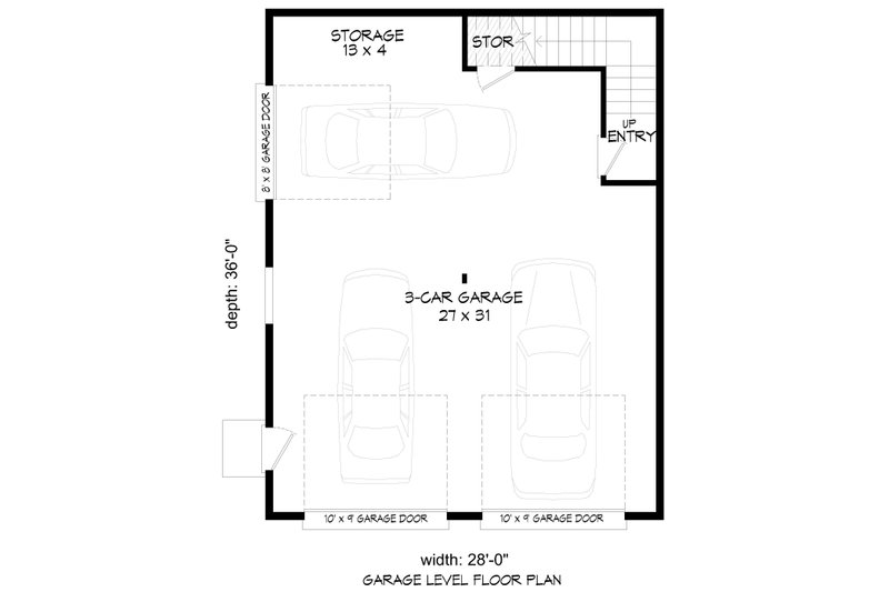 Dream House Plan - Floor Plan - Main Floor for Southern House Plan #932-1291 - 1 bed, 1 bath