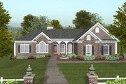 Traditional Style House Plan - 4 Beds 3.5 Baths 2000 Sq/Ft Plan #56-573 