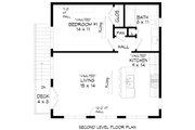 Contemporary Style House Plan - 1 Beds 1 Baths 656 Sq/Ft Plan #932-688 