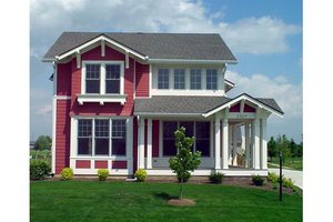 Craftsman Exterior - Front Elevation Plan #458-15