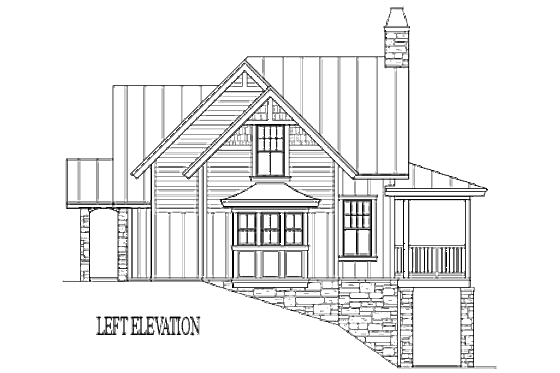 Exterior - Other Elevation 1 for Craftsman House Plan #426-9 - 3 bed, 3 bath