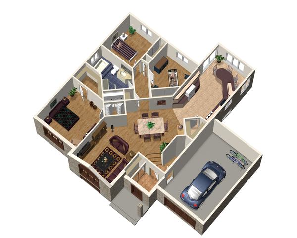 Home Plan - Traditional Floor Plan - Main Floor Plan #25-4654