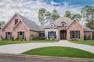 Exterior - Front Elevation 3 for European House Plan #430-130 - 4 bed, 3.5 bath