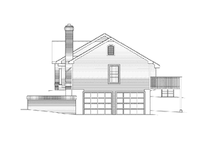Exterior - Other Elevation for Traditional House Plan #57-157 - 3 bed, 2 bath
