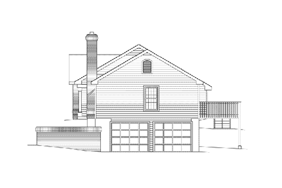 Exterior - Other Elevation for Traditional House Plan #57-157 - 3 bed, 2 bath