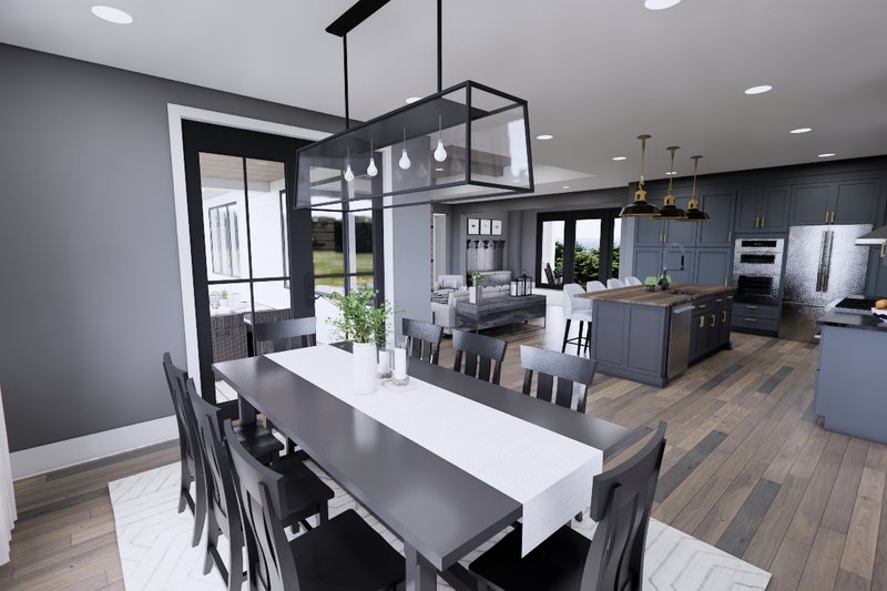 Home Plan - Interior - Dining Room for Farmhouse House Plan #51-1235 - 3 bed, 3.5 bath