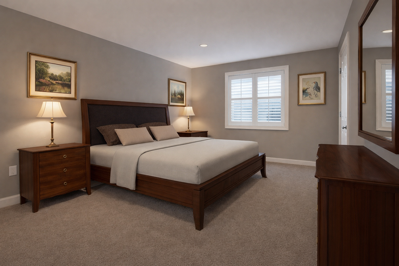 House Blueprint - Interior - Master Bedroom for Traditional House Plan #1060-440 - 3 bed, 2.5 bath