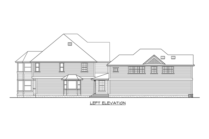 House Plan Design - Exterior - Other Elevation 1 for Country House Plan #132-176 - 4 bed, 3.5 bath