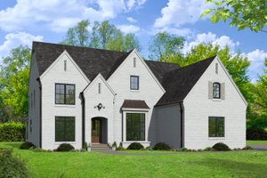 Architectural House Design - Country Exterior - Front Elevation Plan #932-122