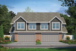 Traditional Exterior - Front Elevation Plan #20-2466