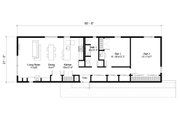 Modern Style House Plan - 2 Beds 1 Baths 1397 Sq/Ft Plan #497-59 