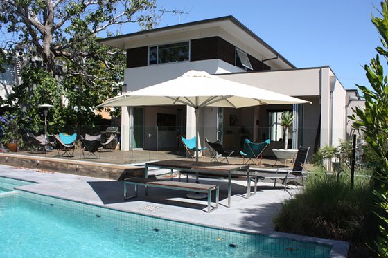 Exterior - Outdoor Living for Modern House Plan #496-15 - 4 bed, 3.5 bath