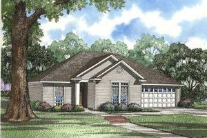 Traditional Exterior - Front Elevation Plan #17-597