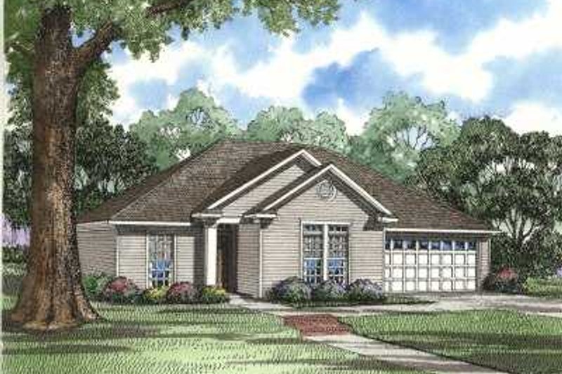 House Design - Traditional Exterior - Front Elevation Plan #17-597