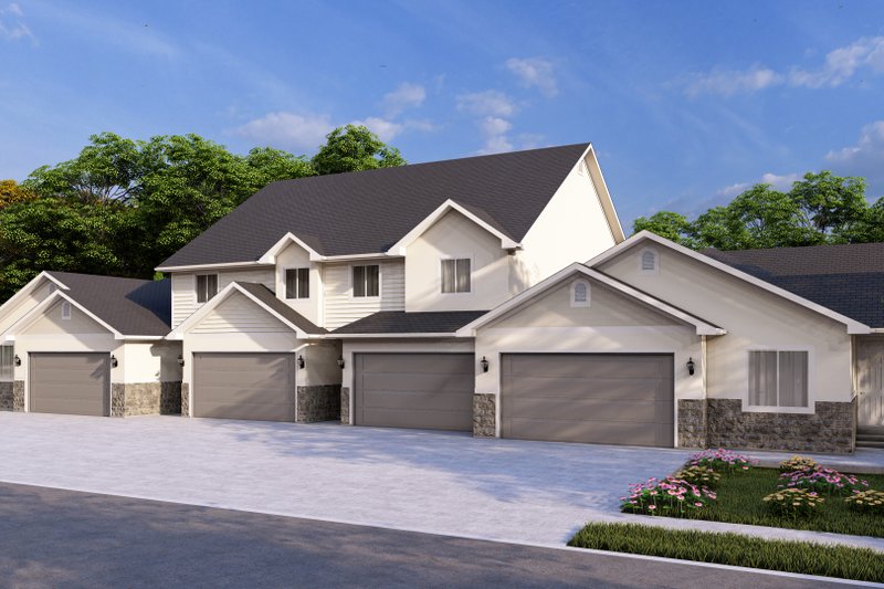 Dream House Plan - Exterior - Front Elevation 6 for Traditional House Plan #1060-335 - 10 bed, 12 bath