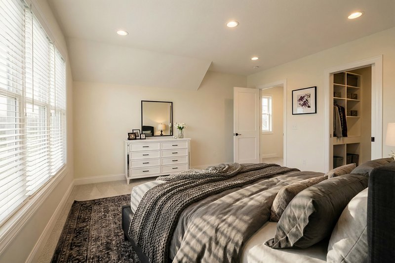 Home Plan - Interior - Master Bedroom for Farmhouse House Plan #51-1517 - 4 bed, 2.5 bath