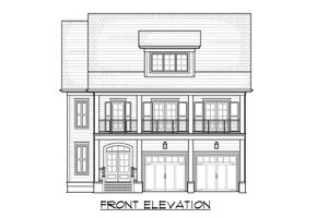 Exterior - Front Elevation 4 for Craftsman House Plan #1054-33 - 4 bed, 3.5 bath