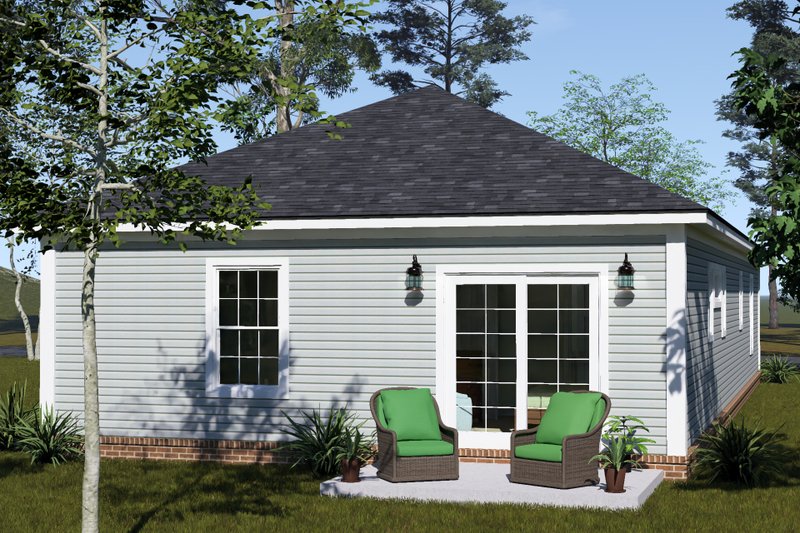 Home Plan - Exterior - Other Elevation 5 for Cottage House Plan #513-2496 - 3 bed, 2 bath