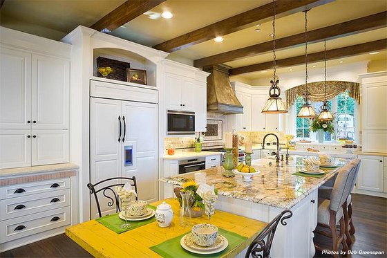 Kitchen - 4000 square foot European home