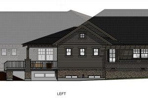 Exterior - Other Elevation 1 for Craftsman House Plan #1069-39 - 2 bed, 2 bath