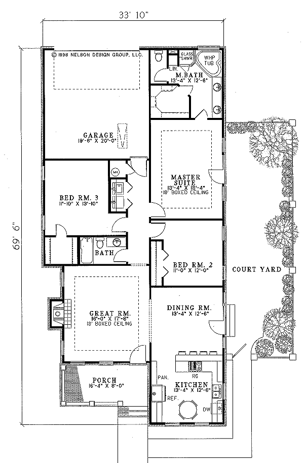 Traditional Floor Plan - Main Floor Plan #17-178