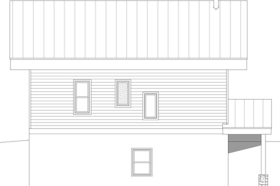 Exterior - Other Elevation for Southern House Plan #932-822 - 3 bed, 2 bath