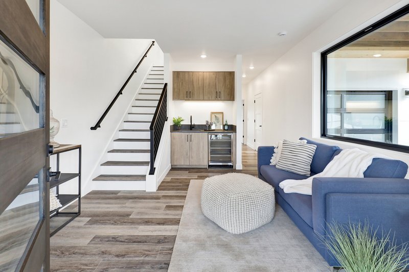 Home Plan - Interior - Entry for Contemporary House Plan #1070-225 - 2 bed, 2.5 bath