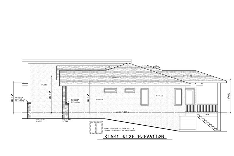 Home Plan - Exterior - Other Elevation for Modern House Plan #20-2498 - 3 bed, 2.5 bath