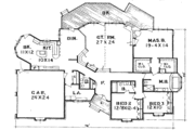 Traditional Style House Plan - 3 Beds 2.5 Baths 2720 Sq/Ft Plan #421-141 