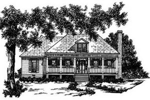 Traditional Exterior - Front Elevation Plan #36-112