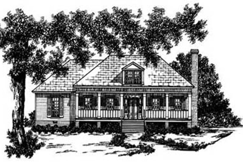 Home Plan - Traditional Exterior - Front Elevation Plan #36-112