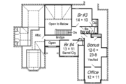 European Style House Plan - 4 Beds 3.5 Baths 3450 Sq/Ft Plan #329-299 
