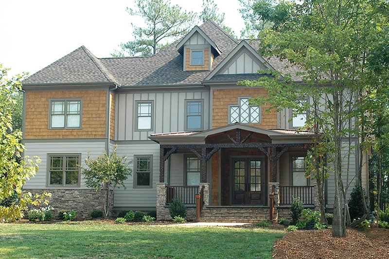 House Design - Craftsman Exterior - Front Elevation Plan #413-107