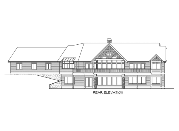 Craftsman Floor Plan - Other Floor Plan #132-104