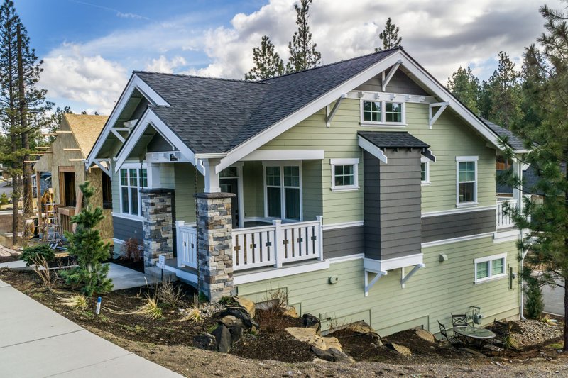House Blueprint - Exterior - Other Elevation for Craftsman House Plan #895-55 - 2 bed, 1 bath
