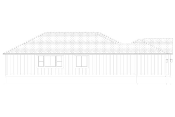 Exterior - Other Elevation for Ranch House Plan #1060-311 - 6 bed, 4 bath